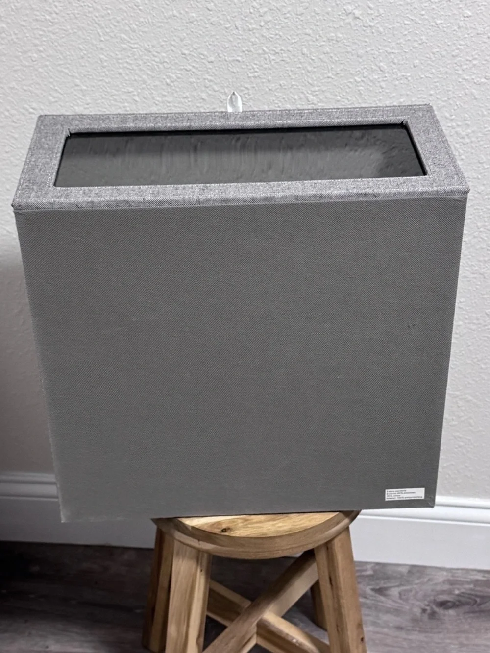 Cambridge Drop-Front Sweater Box in Grey - The Container Store EUC